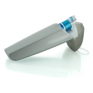 Porta Escova de Dente Up Prata Ou