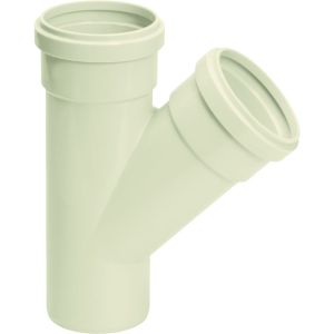 Junção Simples 75mm Pvc Esgoto Serie r Cinza Amanco