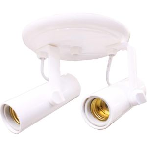 Spot Vitralux 2 Lâmpadas Infinity sem Aleta E27 Branco