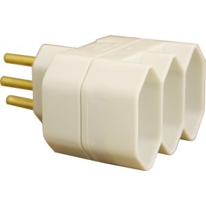 Plugue T Fame 3 Módulos 2P+T 10A 250V~ Cinza
