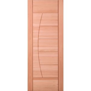 Porta de Abrir Madeira Eucalipto Cruzeiro Solar Neo PM78 2,1x0,8m Cruzeiro