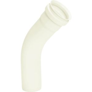 Curva Longa 45 40mm Pvc Esgoto Branco Amanco