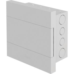 Quadro Distribuição 36 Disjuntor Pvc sem Barramento Branco Embutir Amanco