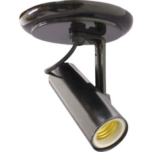 Spot Vitralux 1 Lâmpada Infinity sem Aleta E27 Preto