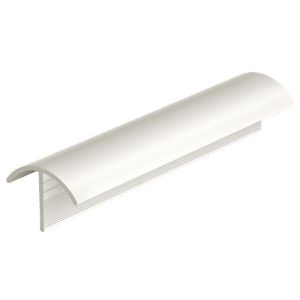 Canto Externo de Sobrepor 2,70m PVC Tec 301 Branco Tecnoperfil