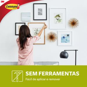 Suporte para Quadro 3M Command Médio