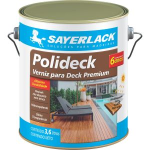 Verniz 3,6L Polideck Natural Sayerlack