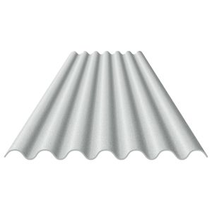 Telha Fibrocimento 4mm 50x244cm Cinza Eternit