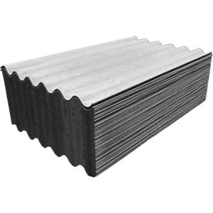 Telha Fibrocimento 110x122cmx6mm Cinza Eternit