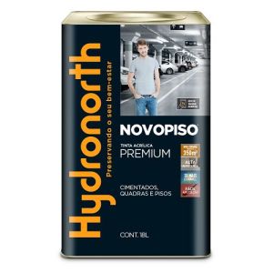 Tinta Hydronorth Novopiso Premium 18L Cinza Fosco