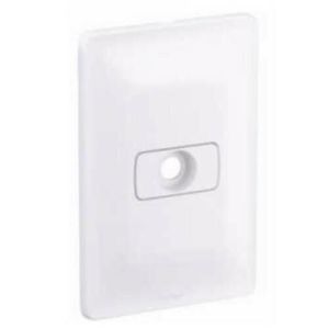 Placa com Saída de Fio Zeffia 4"x2" Branca Pial