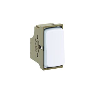 Módulo Interruptor Intermediário Zeffia Branco Pial