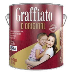 Textura Acrílica Hydronorth Graffiato Premium 6L Branco Neve Riscado