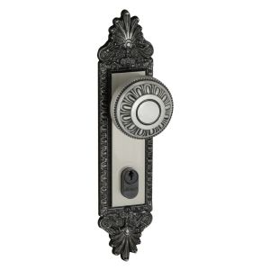 Fechadura Espelho Externa Colonial 55mm Latão Oxidado 3600/104 Aliança