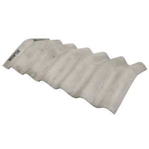 Cumeeira Fibrocimento Ondulada 15° 1,1mx63cm Cinza Eternit