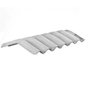 Cumeeira Fibrocimento Ondulada 20° 1,1mx63cm Cinza Eternit