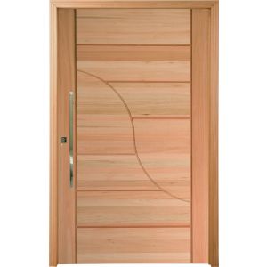 Porta Pivotante Madeira Eucalipto Cruzeiro Sublime Pivot 2,1x1m