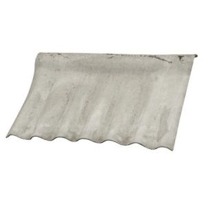 Cumeeira Fibrocimento Articulada Inferior 110cm Cinza Eternit