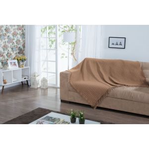 Manta para Sofá Artesanal Teares Italiana Rafia