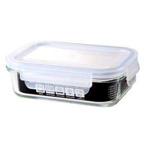 Pote de Vidro Hermético Retangular 400ml Casa&Ideia