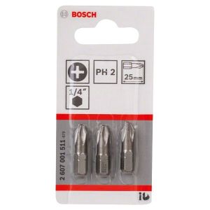 Jogo de Pontas Phillips Nº2 3 Peças Bosch