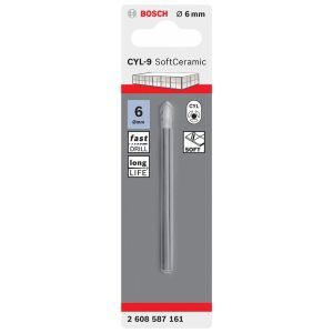 Broca CYL-9 Ceramic para Cerâmica 6x80mm Bosch