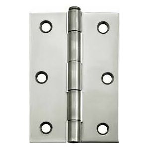 Dobradiça 3.1/2'' Pino Simples Ferro Zincado Synter
