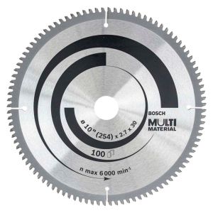 Disco de Serra Multimateriais 254mm 100 Dentes Bosch