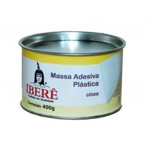 Massa Plástica Natrelli 400g Cinza