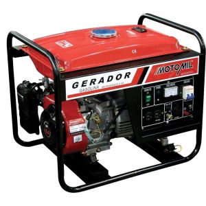 Gerador de Energia à Gasolina MG-3000CL 4T Partida Manual Retrátil Bivolt Motomil