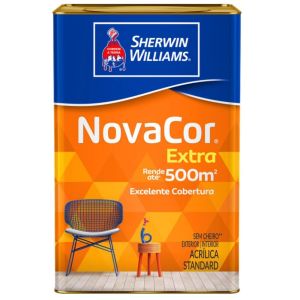 Tinta Novacor Standard Acrílica 18L Branco Fosco Sherwin Williams
