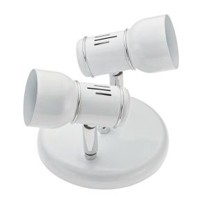 Spot Dital 2 Lâmpadas New E27 Branco