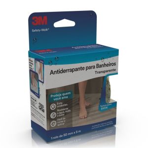 Fita Antiderrapante Safety Walk 5cmx5m Transparente 3M