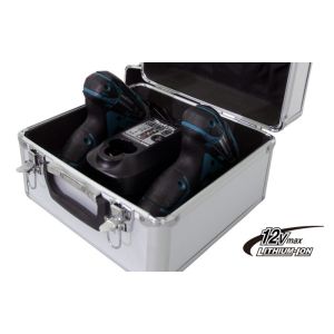 Kit Furadeira Parafusadeira Bateria 12V LCT204 Profissional Bivolt com Maleta Makita