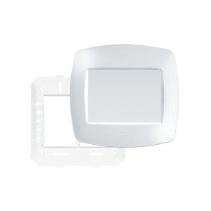 Placa 4"x4" Cega Fame Elegance Branca