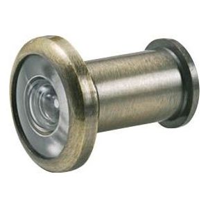 Olho Mágico Bemfixa 180° Zamak Ouro/Vermelho