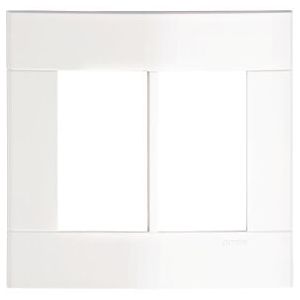 Placa 4"x4" Schneider Lunare 6 Módulos Branca
