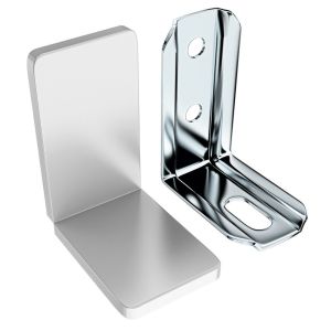 Cantoneira para Móveis com Capa Zincada Branca Zamar