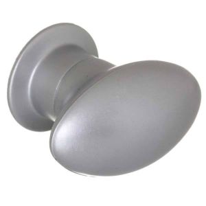 Puxador Zamar Oval Cromado Fosco 38mm