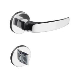 Fechadura Roseta para Banheiro 40mm Vic Cromado 930-80 Pado