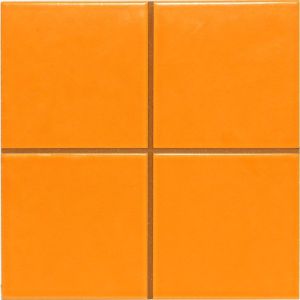 Revestimento Parede Quarter Laranja Bold Brilhante 20x20 Pierini