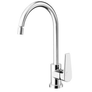Torneira Misturador Monocomando para Cozinha de Mesa Bica Alta 1/2" Lift Cromado Docol