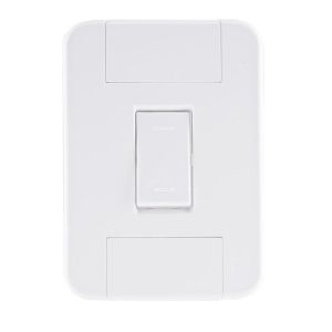 Conjunto Interruptor Tablet 1 Módulo Paralelo 10A Branco Tramontina
