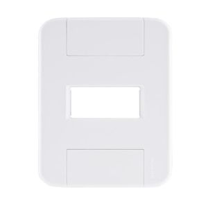 Placa 4"x2" Tramontina Tablet 1 Módulo Branca Horizontal