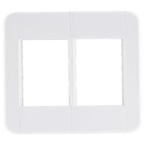 Placa 4"x4" Tramontina Tablet 6 Módulos Branca Horizontal