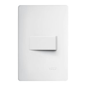 Conjunto Interruptor Habitat 1 Módulo Paralelo 16A Branco Fame