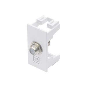 Módulo TV/SAT Coaxial Habitat Branco Fame