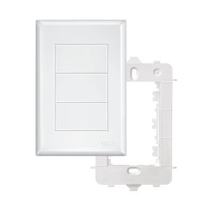 Placa 4"x2" Cega Fame Evidence Branca