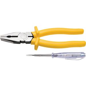 Kit Alicate Universal Isolado 1000V Tramontina 8" e Chave de Teste