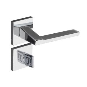 Fechadura Roseta para Banheiro 55mm Chopin Cromado 279-90 Pado